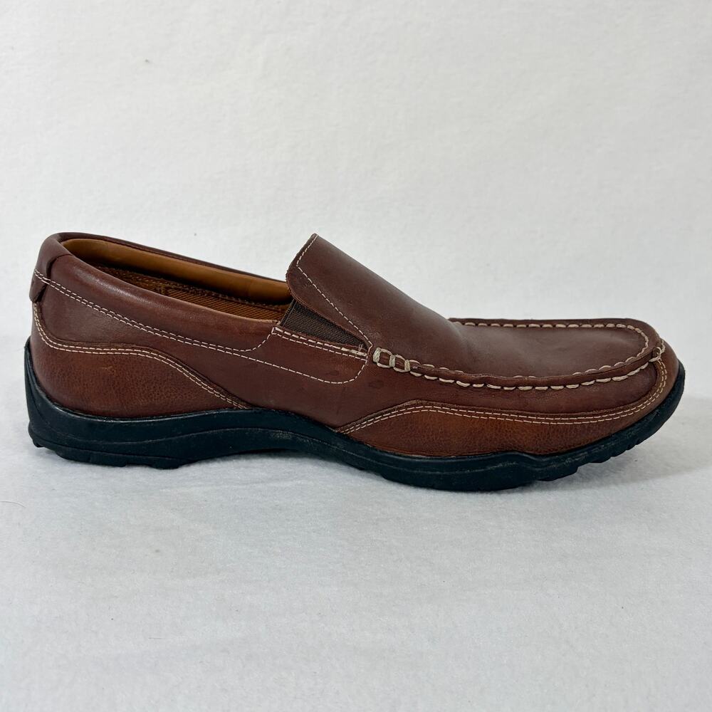 Cole Haan Loafer Mens 10.5  Brown Leather Penny Loafer Slip On Moccasin Shoes - Picture 5 of 11